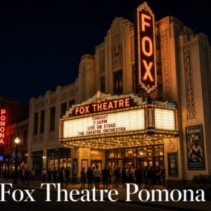 Fox Theatre Pomona: Historic Art Deco Concert Venue