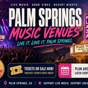 Palm Springs & Coachella Valley Music Venues – Desert Nights Done Right