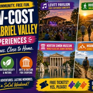 San Gabriel Valley Low-Cost Culture & Outdoors