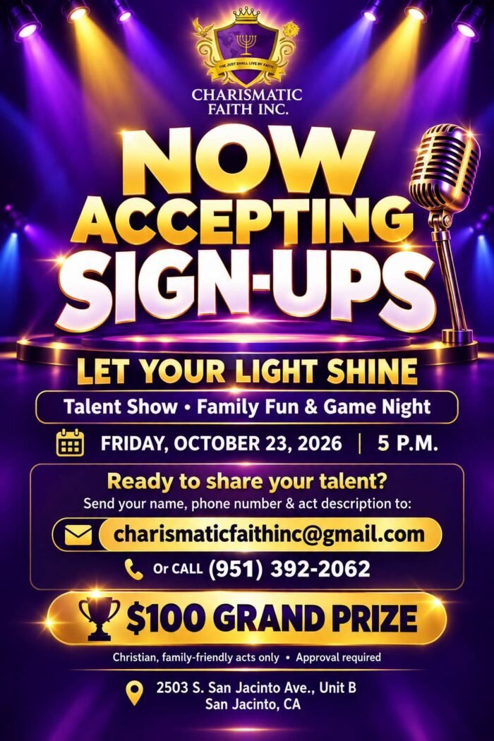 Let Your Light Shine- Talent Show